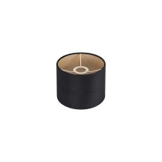 Hemel Round, 20x16.5cm Shade, Black Velvet With Prosecco Paper Lining & Prosecco Finish Carrier