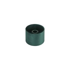 Hemel Round, 18x13.5cm Shade, Self Lined Forest Green Velvet & Green Finish Carrier