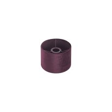 Hemel Round, 18x13.5cm Shade, Aubergine Velvet With Aubergine TC Lining & Aubergine Finish Carrier