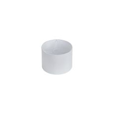 Hemel Round, 18x13.5cm Shade, Self Lined Porcelain Faux Silk & Porcelain Carrier