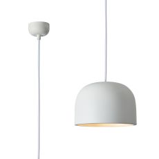 Ecer 22cm Pendant, 1 x E27, Sand White