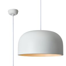 Ecer 43cm Pendant, 1 x E27, Sand White