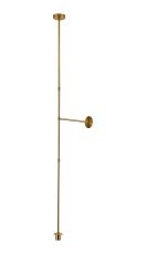 Zara Multi Height Fixed Pendant (FRAME ONLY), 1 Light E27, Brass Gold