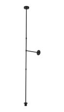Zara Multi Height Fixed Pendant (FRAME ONLY), 1 Light E27, Satin Black