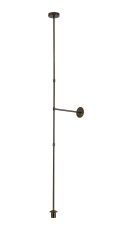 Zara Multi Height Fixed Pendant (FRAME ONLY), 1 Light E27, Bronze