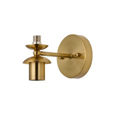 Zara Wall Light (FRAME ONLY), 1+1 Up & Down Light G9+E27, Brass Gold