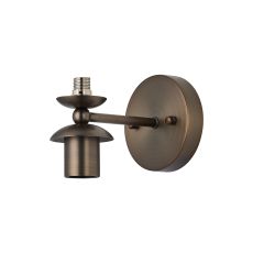 Zara Wall Light (FRAME ONLY), 1+1 Up & Down Light G9+E27, Bronze
