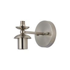 Zara Wall Light (FRAME ONLY), 1+1 Up & Down Light G9+E27, Satin Nickel