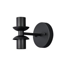Zara Wall Light (FRAME ONLY), 1+1 Up & Down Light E27, Satin Black