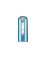 Zara Tubular 10 x 25cm Glass Shade (A), Blue