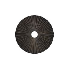 Luxe 25cm Pleated Disc Metal Shade (Q), Bronze
