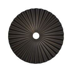 Luxe 35cm Pleated Disc Metal Shade (Q), Bronze
