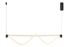 Fugaz Linear Pendant, 38W LED, 3000K, 2600lm, Sand Black, 3yrs Warranty