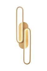 Buesda Wall Lamp, 3 Step Dimming, 18W LED, 3000K, 1100lm, Brushed Gold, 3yrs Warranty
