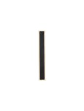 Thalia 60cm Rectangle Wall Lamp, 1 x 17W LED, 3000K, 1654lm, IP65, Black, 3yrs Warranty