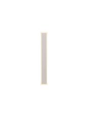 Thalia 60cm Rectangle Wall Lamp, 1 x 17W LED, 3000K, 1654lm, IP65, Sand White, 3yrs Warranty