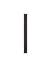 Thalia 80cm Rectangle Wall Lamp, 1 x 19W LED, 3000K, 2182lm, IP65, Black, 3yrs Warranty
