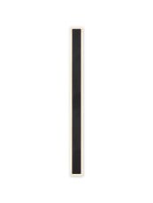 Thalia 1m Rectangle Wall Lamp, 1 x 22W LED, 3000K, 2066lm, IP65, Black, 3yrs Warranty