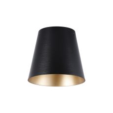 Tera 16cm x 14cm Black/Gold Metal Shade (A), NO SUPPORT RODS INCLUDED