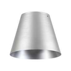 Tera 23cm x 18cm Light Grey/Silver Metal Shade (A) NO SUPPORT RODS INCLUDED,