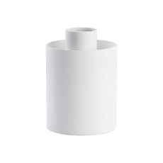 Odeyscene Table Lamp Without Shade, 1 x E27, Satin White/Clear PVC Cable