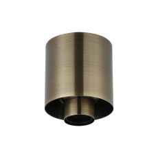 Odeyscene 10cm Ceiling Light (FRAME ONLY), 1 x E27, Antique Brass