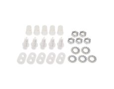 Hayes 1.4cm 5pcs Compression Cord Grip Pack Clear