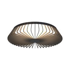 Himalaya 63cm Round Ceiling (Light Only), 80W LED, 2700-5000K Tuneable White, 3500lm, Remote Control, Black, 3yrs Warranty