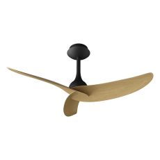 Ipanema 1m 32W Triple Blade Ceiling Fan, Remote Control, Black/Wood, 5yrs Warranty