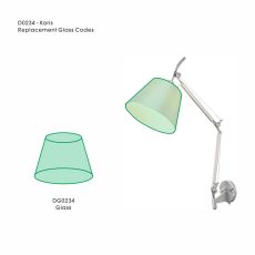 Karis Replacement Shade For D0234 Wall Lamp