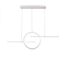 Kitesurf Centre Loop Linear Pendant, 50W LED, 3000K, 4000lm, White, 3yrs Warranty