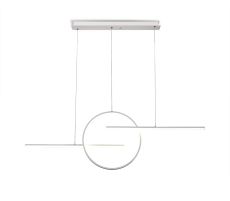 Kitesurf Centre Loop Linear Pendant, 50W LED, 3000K, 4000lm, White, 3yrs Warranty