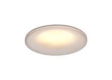 Lagos Recessed Spotlight 10cm Round, GU10 (Max 12W), Cut Out 85mm, White
