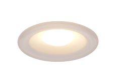Lagos Recessed Spotlight 12cm Round, GU10 (Max 12W), Cut Out 95mm, White