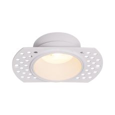 Lances Trimless Recessed Spotlight 10.5cm, GU10 (Max 12W), Cut Out 62mm, White