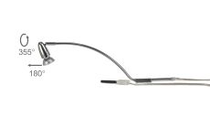 Lex (Set Of 2) Over Cabinet 1 Light GU10 With Adjustable Head And 1m Cable Polished Chrome
