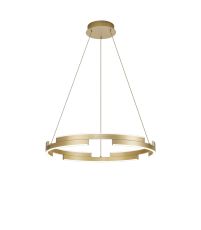 Alaric 60cm Pendant, 36W LED, 3500K,1500lm, 3 Step Dimming, Sand Gold, 3yrs Warranty