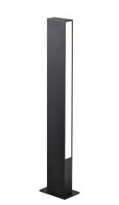 Lotus 60cm Bollard, 10W LED, 3000K, 690lm, IP65, Black, 3yrs Warranty