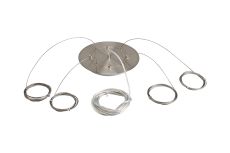 Lowan 25cm 3m Suspension Plate Kit SN c/w Plate, Power Cable, 4 x Suspension Cables & Grips, Max Load 20kg (ONLY TESTED FOR OUR RANGE OF PRODUCTS)