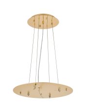 Lowan 44cm, 3m French Gold/Painted Gold, Suspension Plate c/w Power Cable To Lower Flush Fittings,  Max Load 20kg (ONLY TESTED FOR OUR PRODUCTS)