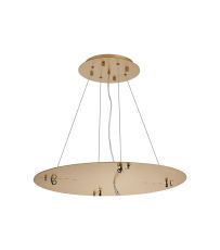 Lowan 59cm, 3m Brass/Painted Brass, Suspension Plate c/w Power Cable To Lower Flush Fittings, Max Load 20kg (ONLY TESTED FOR OUR PRODUCTS)
