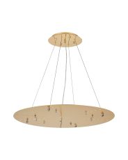Lowan 69cm, 3m French Gold/Painted Gold, Suspension Plate c/w Power Cable To Lower Flush Fittings,  Max Load 20kg (ONLY TESTED FOR OUR PRODUCTS)