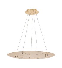 Lowan 79cm, 3m French Gold/Painted Gold, Suspension Plate c/w Power Cable To Lower Flush Fittings,  Max Load 20kg (ONLY TESTED FOR OUR PRODUCTS)