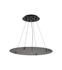 Lowan 59cm, 3m Satin Black/Matt Black, Suspension Plate c/w Power Cable To Lower Flush Fittings, Max Load 40kg (ONLY TESTED FOR OUR PRODUCTS)