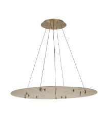 Lowan 79cm, 3m Antique Brass/Painted Brass, Suspension Plate c/w Power Cable To Lower Flush Fittings, Max Load 40kg (ONLY TESTED FOR OUR PRODUCTS)