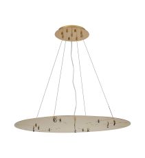 Lowan 79cm, 3m Brass/Painted Brass, Suspension Plate c/w Power Cable To Lower Flush Fittings, Max Load 40kg (ONLY TESTED FOR OUR PRODUCTS)