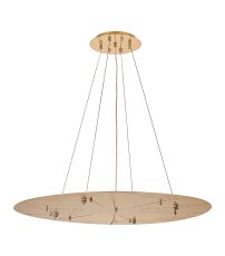 Lowan 89cm, 3m French Gold/Painted Gold Suspension Plate c/w Power Cable To Lower Flush Fittings,  Max Load 40kg (ONLY TESTED FOR OUR PRODUCTS)