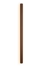 Spire 1.4m Wall Lamp, 28W LED, 3000K, 600lm, IP65, Dark Brown, 3yrs Warranty