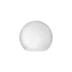 Ondra 20cm Round White Cloudy Globe Glass Shade (A),