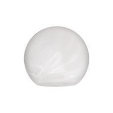 Ondra 25cm Round White Cloudy Globe Glass Shade (A),